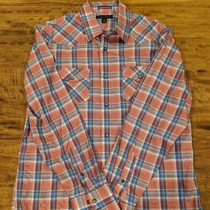 Banana Republic Plaid Long Sleeve Button-up Shirt